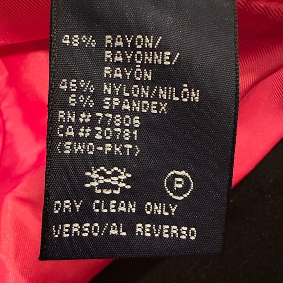 H Hilfiger vintage ladies size small Moto jacket - Picture 10 of 16